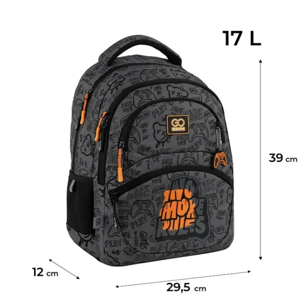 Рюкзак шкільний GoPack Education No More Rules GO25-175M-5 - фото 2