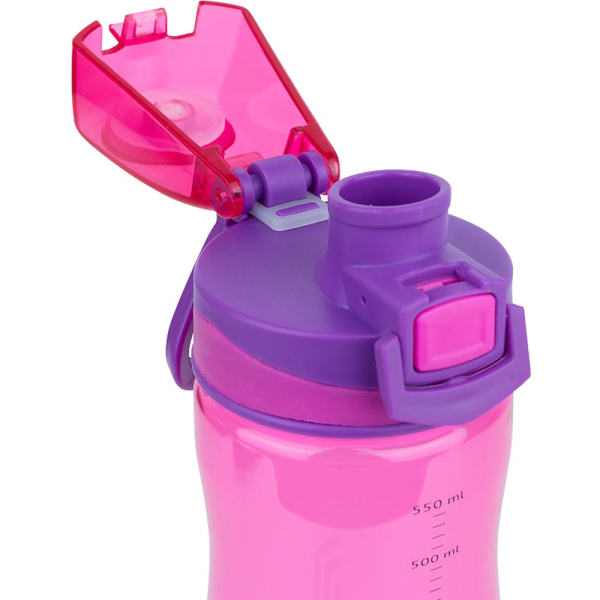 Пляшка для води Kite 650 мл рожева K21 - 395-05