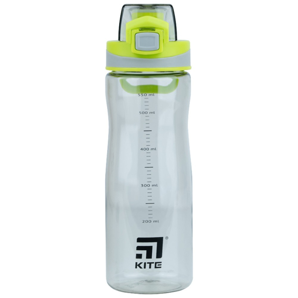 Пляшка для води Kite 650 мл сіро-зелена K21 - 395-03