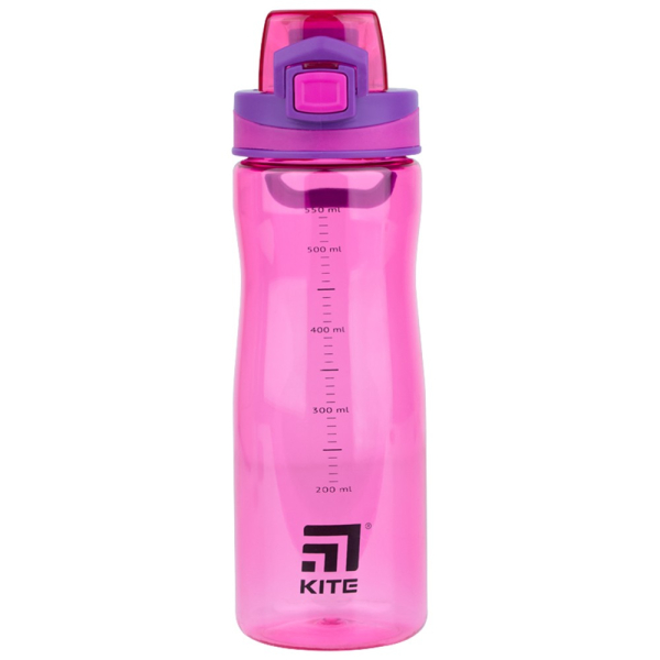 Пляшка для води Kite 650 мл рожева K21 - 395-05