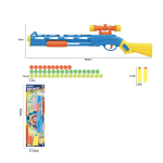 Зброя арт. 6699-58A (144шт/2) з поролон.кулями+2снаряда на присосці, планшет. 61*17, 5см