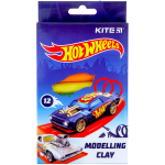 Пластилін восковий Kite Hot Wheels HW21-086 12 кольорів, 200 г