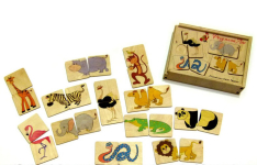 Дерев'яна іграшка асоціації Світ тварин