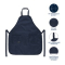 Фартух з нарукавниками Kite Dark Blue K22-526-4 - фото 3