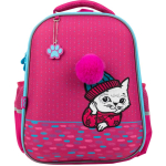 Рюкзак GoPack Education ортопедичний напівкаркасний 165-2 Cute cat (GO21-165M-2)