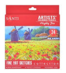 Олівці художнкольорові Santi Highly Pro 24 шт