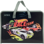Папка-портфель на блискавці Kite Hot Wheels HW22-202, 1 відділення, A4