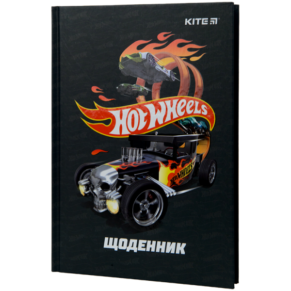 Щоденник шкільний Kite Hot Wheels HW22-262-2, тверда обкладинка