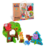 Дерев'яна іграшка Kids hits арт. KH20/009 (9шт) набір блоків Чарівний ліс13 дет. кор. 34*25, 5*3, 3 см