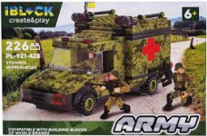 Конструктор Військова медична машина IBLOCK PL-921-428 серія Армія 226 деталей