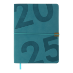 Щоденник датований BEST 2025 А5 Buromax BM.2126 бірюзовий