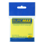  Блок для нотаток NEON, 75х75мм, 100арк., жовтий BM.2382-08