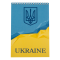 Блокнот на пружині зверху Buromax Ukraine А5 48л в клітинку картонна обкладинка блакитний (BM.24545104-14) - фото 1