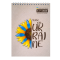  Блокнот на пружині зверху PATRIOT "SUNFLOWER", А5, 48арк., клітинка, картонна обкладинка BM.24545116 - фото 3