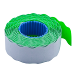 Цінник Buromax 22 * 12мм (1000шт, 12м), фігурний, внутрішнє намотування, зелений (BM.281201-04)