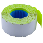 Цінник Buromax 26 * 12мм (1000шт, 12м), фігурний, внутрішнє намотування, жовтий (BM.281202-08)
