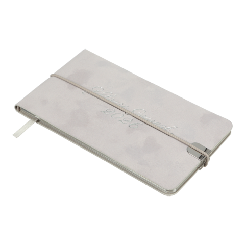 Щотижневик датов. 2026 кишеньк. VELOUR, 153*87 світло-сірий - фото 2