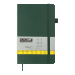  Книга записна ETALON 125*195, 96 арк., клітинка, обкл. штучна шкіра, зелений BM.291160-04