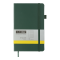  Книга записна ETALON 125*195, 96 арк., клітинка, обкл. штучна шкіра, зелений BM.291160-04 - фото 1