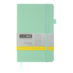  Книга записна ETALON 125*195, 96 арк., клітинка, обкл. штучна шкіра, м´ятний BM.291160-38