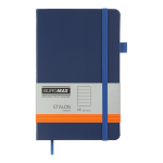  Книга записна ETALON 125*195, 96 арк., лінія, обкл. штучна шкіра, синій BM.291260-02