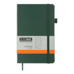  Книга записна ETALON 125*195, 96 арк., лінія, обкл. штучна шкіра, зелений BM.291260-04