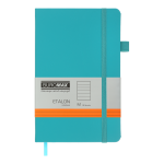Книга записна ETALON 125*195, 96 арк., лінія, обкл. штучна шкіра, бірюзовий BM.291260-06