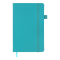 Книга записна ETALON 125*195, 96 арк., точка, обкл. штучна шкіра, бірюзовий BM.291360-06 - фото 2
