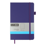 Книга записна ETALON 125*195, 96 арк., точка, обкл. штучна шкіра, фіолетовий BM.291360-07