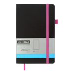 Книга записна CONCEPT 125*195, 96 арк., точка, обкл. штучна шкіра, рожевий BM.291362-10