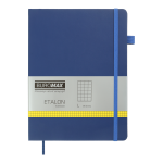 Книга записна ETALON 190*250, 96 арк., клітинка, обкл. штучна шкіра, синій BM.292160-02