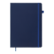 Записна книга PRIMO 190*250, 96 арк., клітинка,  штучна шкіра, синій (BM.292161-02) - фото 2