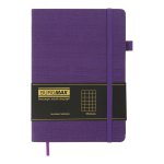 Блокнот діловий "COLOR TUNES"  А5, 96 арк., клітинка, фіолетовий, шт.шкіра BM.295100-07