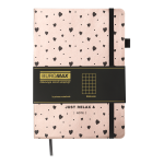 Блокнот діловий "RELAX", А5, 96арк., клітинка, обкладинка зі штучної шкіри, рожеве золото BM.295101-10