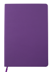 Блокнот діловий "TOUCH ME" L2U, А5, 96 арк., клітинка, фіолетовий, шт.шкіра BM.295102-07