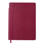 Блокнот діловий Buromax FRESH, А5, 96 арк., лінія, т.-червоний, шт.шкіра (BM.295211-13)