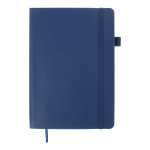 Блокнот діловий "BRIEF" А5, 96л, крапка, обкладинка штучна шкіра, синій BM.295304-02