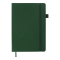 Блокнот діловий "BRIEF" А5, 96л, крапка, обкладинка штучна шкіра, зелений BM.295304-04 - фото 2