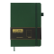 Блокнот діловий "BRIEF" А5, 96л, крапка, обкладинка штучна шкіра, зелений BM.295304-04 - фото 1