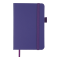 Книга записна "ETALON" 95*140, 96 арк., клітинка, обкл. штучна шкіра, фіолетовий BM.296160-07 - фото 1