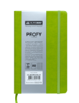 Блокнот діловий "PROFYL2U" 125x195 мм, 80 арк., клітинка, салатовий, шт.шкіра BM.29912102-15