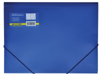 Папка пластикова на гумках Buromax, А4, синій (BM.3913-02)
