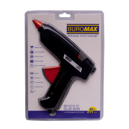 Клейовий пістолет Buromax 11 мм 60 Вт (BM.4313-01)