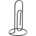 Тримач для паперів Buromax, 150x80мм, металевий, чорний (BM.6281-01)