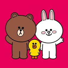 Картина за номерами SANTI Лайн Френдс Браун Саллі та Коні 25*25см полотно кольорове - фото 1