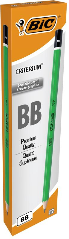 Олівець чорнографітний BIC Criterium BB 2 мм 12 шт (bc857594)