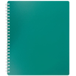 Зошит на пруж. CLASSIC B5, 80 арк, кл., зелений, пласт.обкл. BM.2419-004