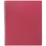 Зошит на пруж. CLASSIC B5, 80 арк, кл., червоний, пласт.обкл. BM.2419-005