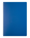 Зошит на пруж. CLASSIC А4, 80 арк, кл., синій, пласт.обкл. BM.2446-002
