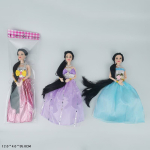 Лялька типу Барбі арт. 11060 (400шт/2) 3 види, у бальній сукні, пакет 12*4*35см